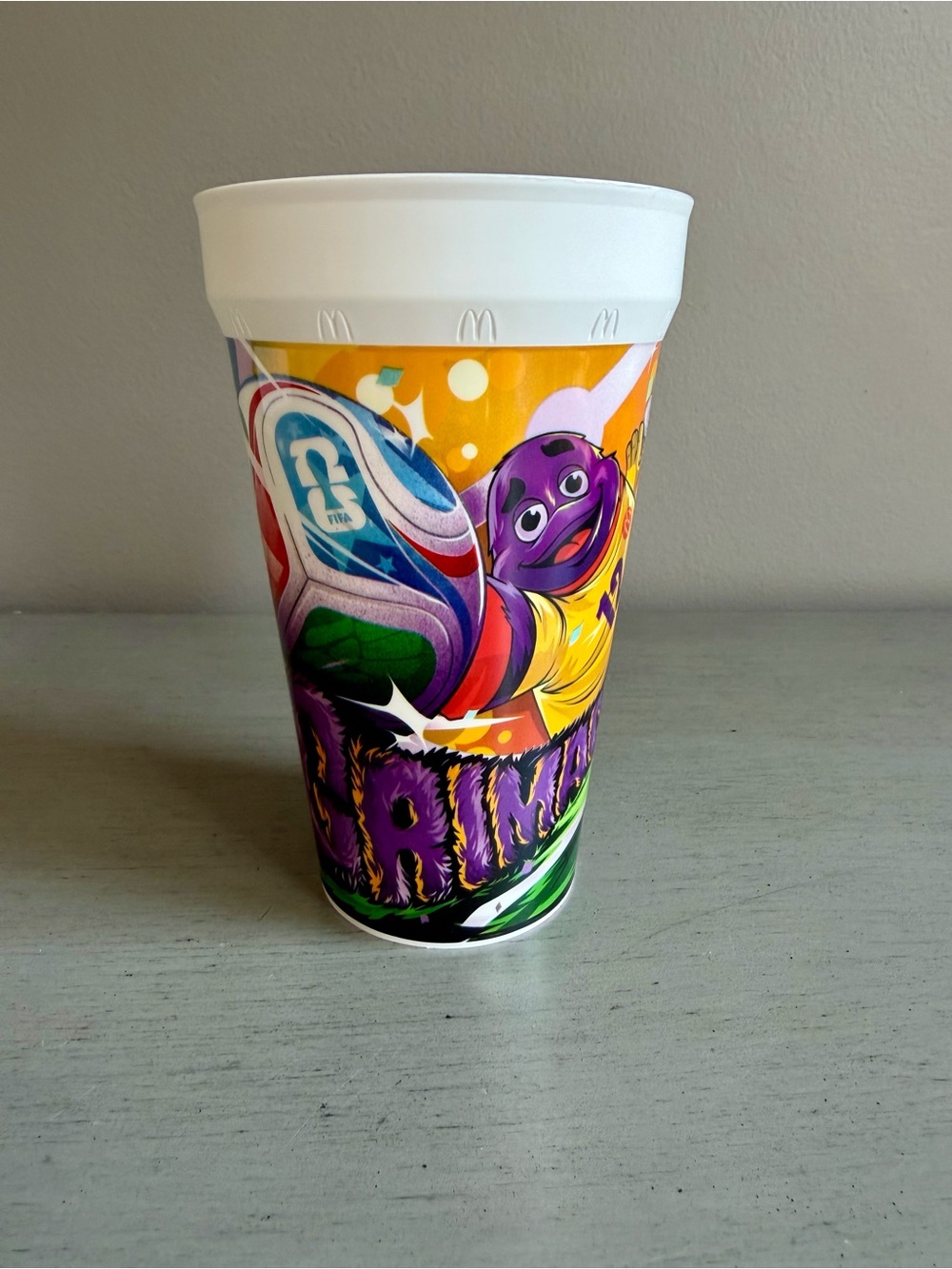 2026 McDonald's FIFA World Cup Soccer Adult Happy Meal GRIMACE New Collectible